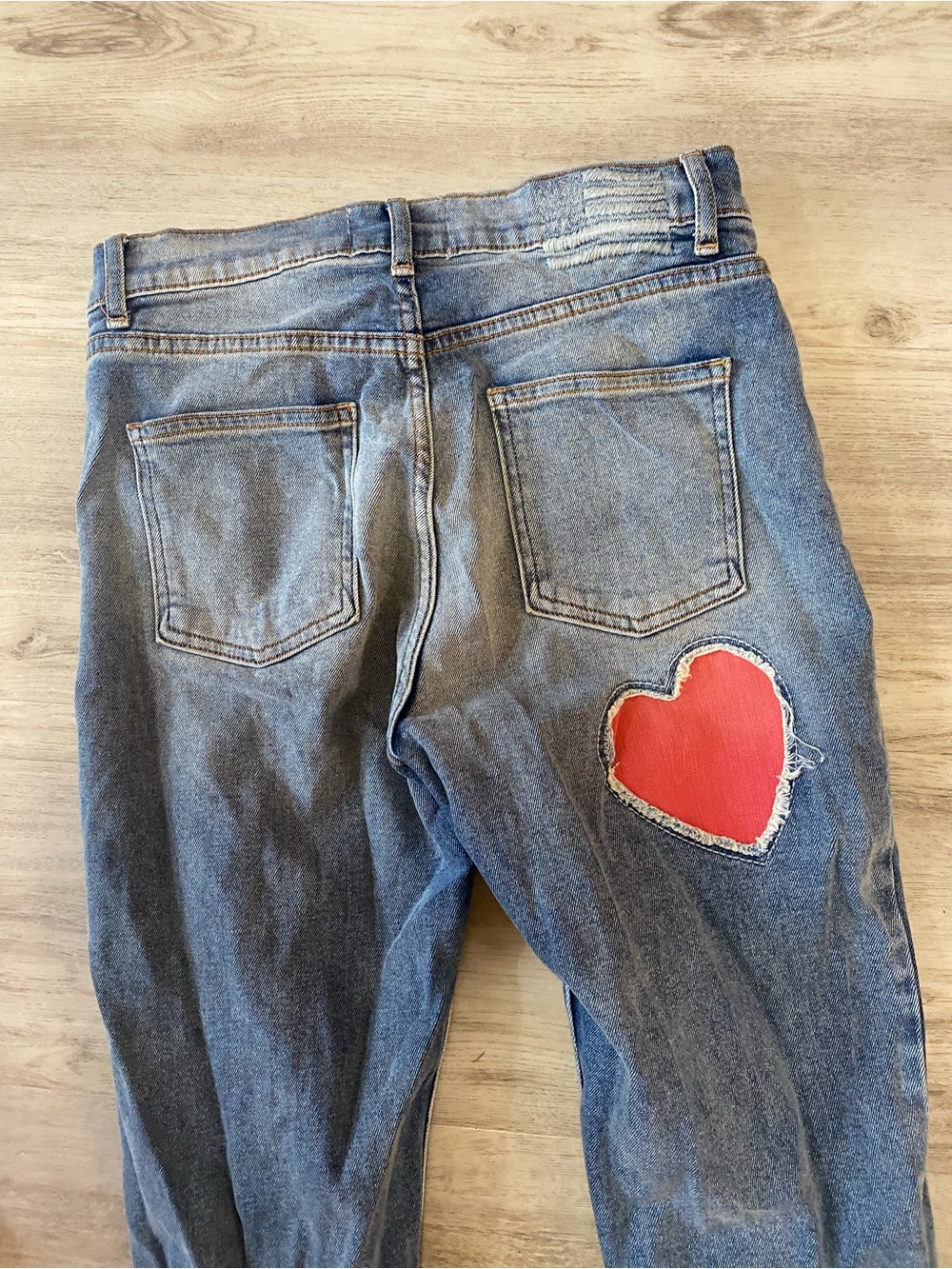 REVICE Denim Heart patch jeans- NWOT ❤️ - Picture 10 of 15